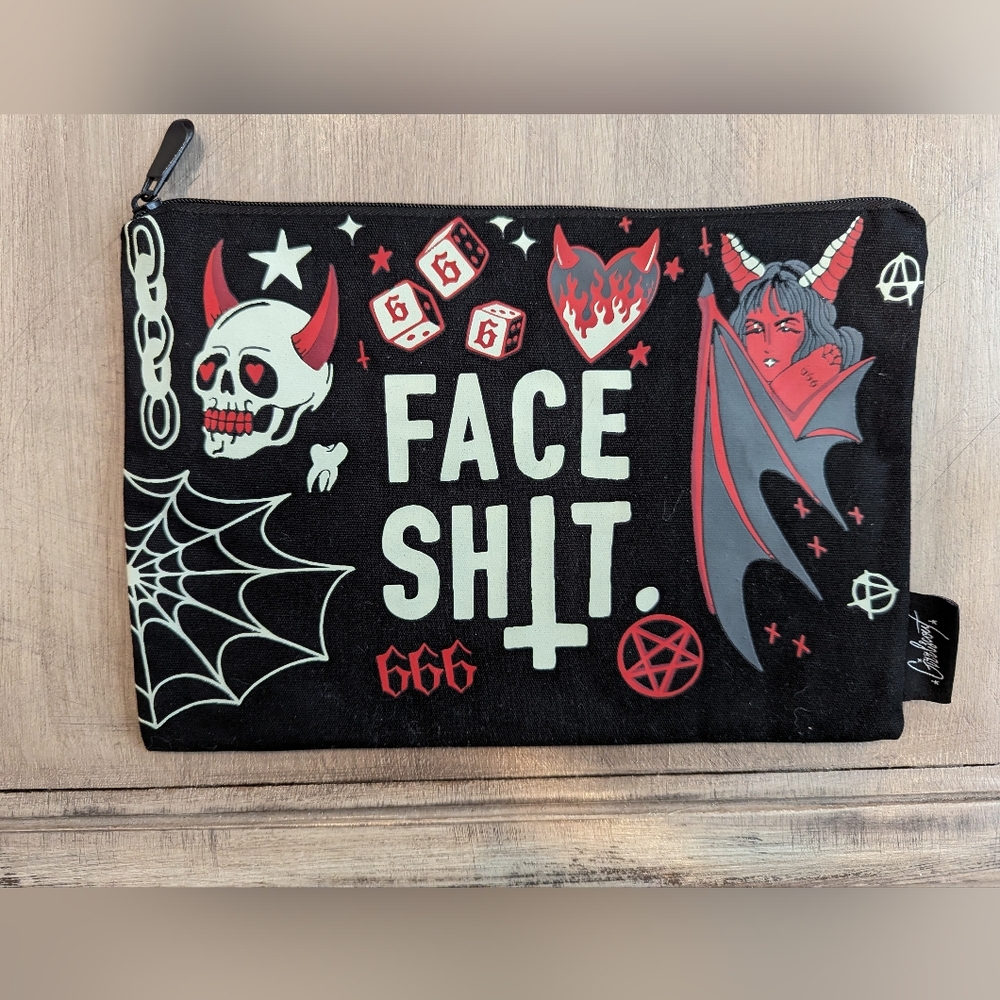 Girrlscout Halloween face bag